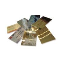 металлическая визитка золотая изготовление визиток