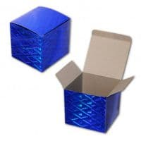 Подарочная коробка для кружки "Голография" синяя