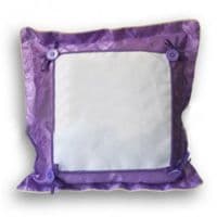 подушка с наволочкой 40*40 см пурпурная фотоподушки