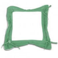 подушка с наволочкой 40*40 см зелёная фотоподушки