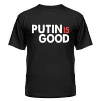 Мужская футболка Putin is good