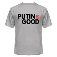 Мужская футболка Putin is good