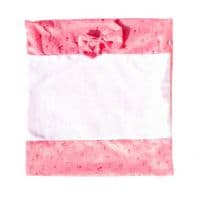 Подушка детская с бантом розовым