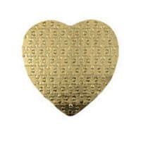 Фотопазл картонный сердце золото 19х19см, 75 элементов