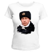 Женская футболка Путин