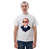 Мужская футболка Путин в очках